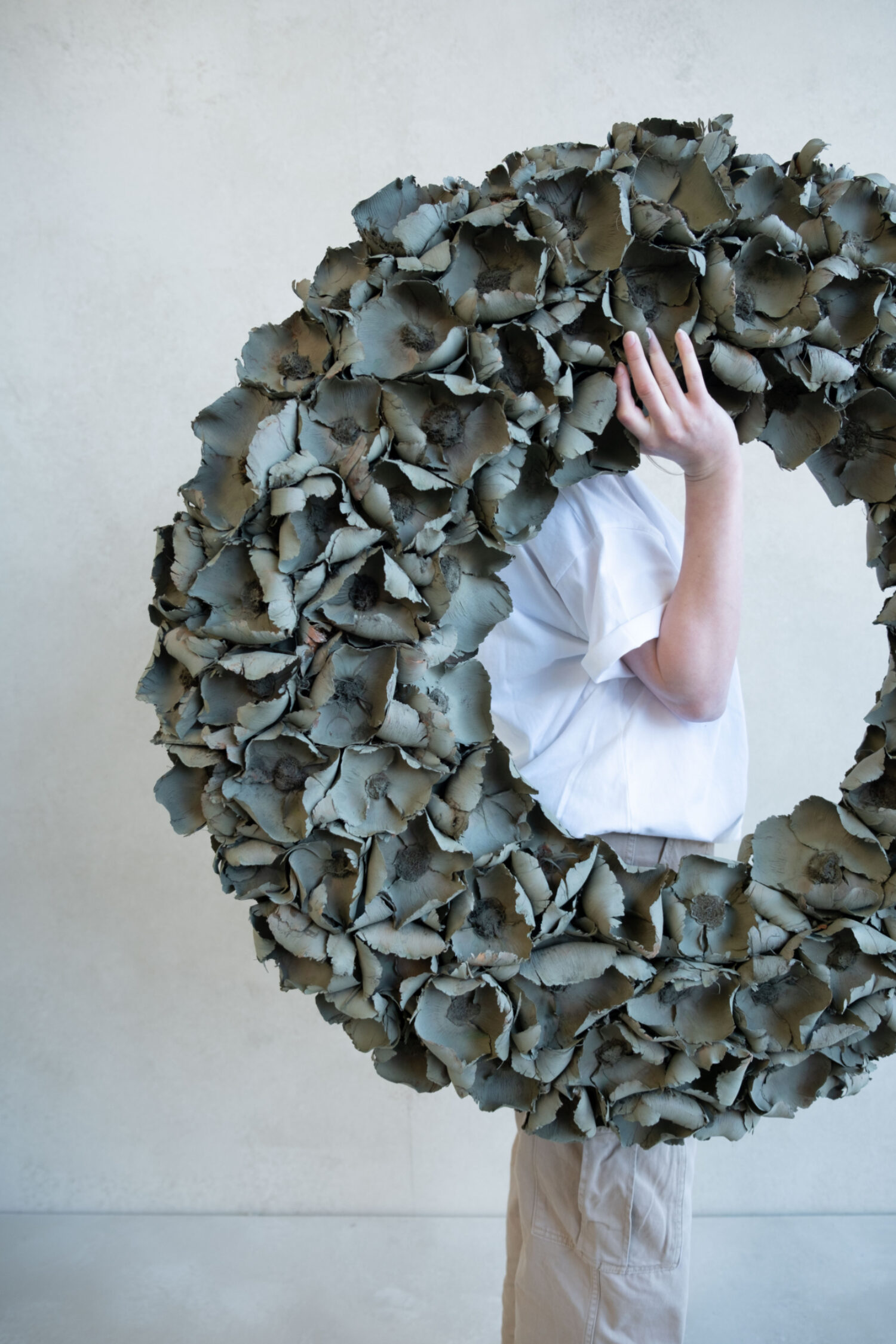 Palm cup wreath