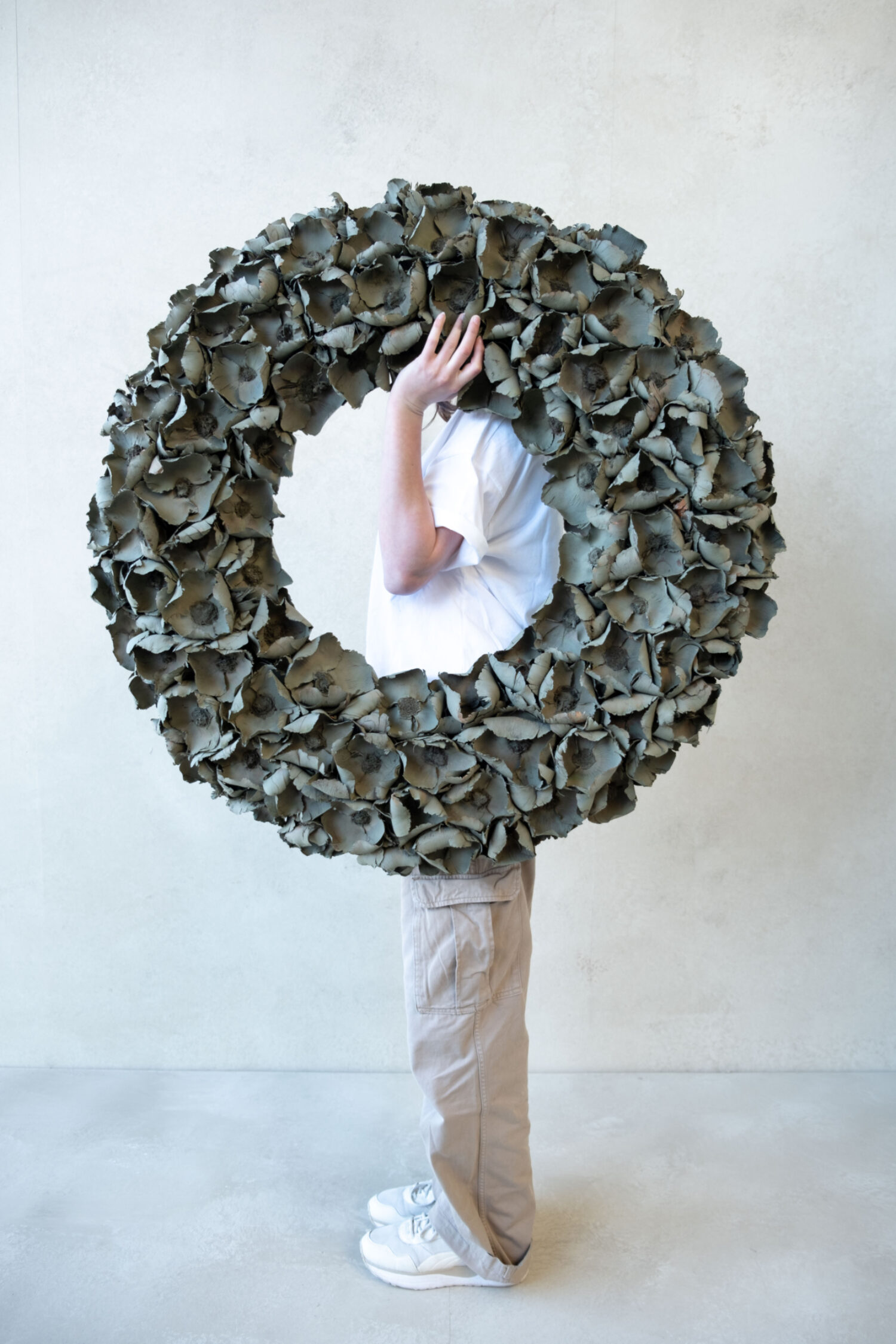 Palm cup wreath
