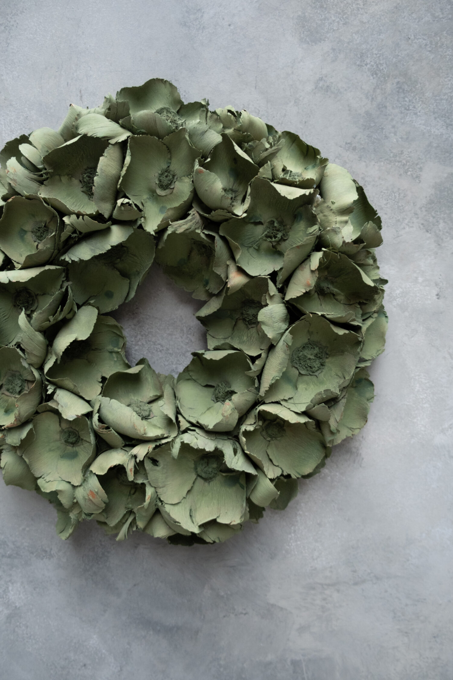 Palm cup wreath