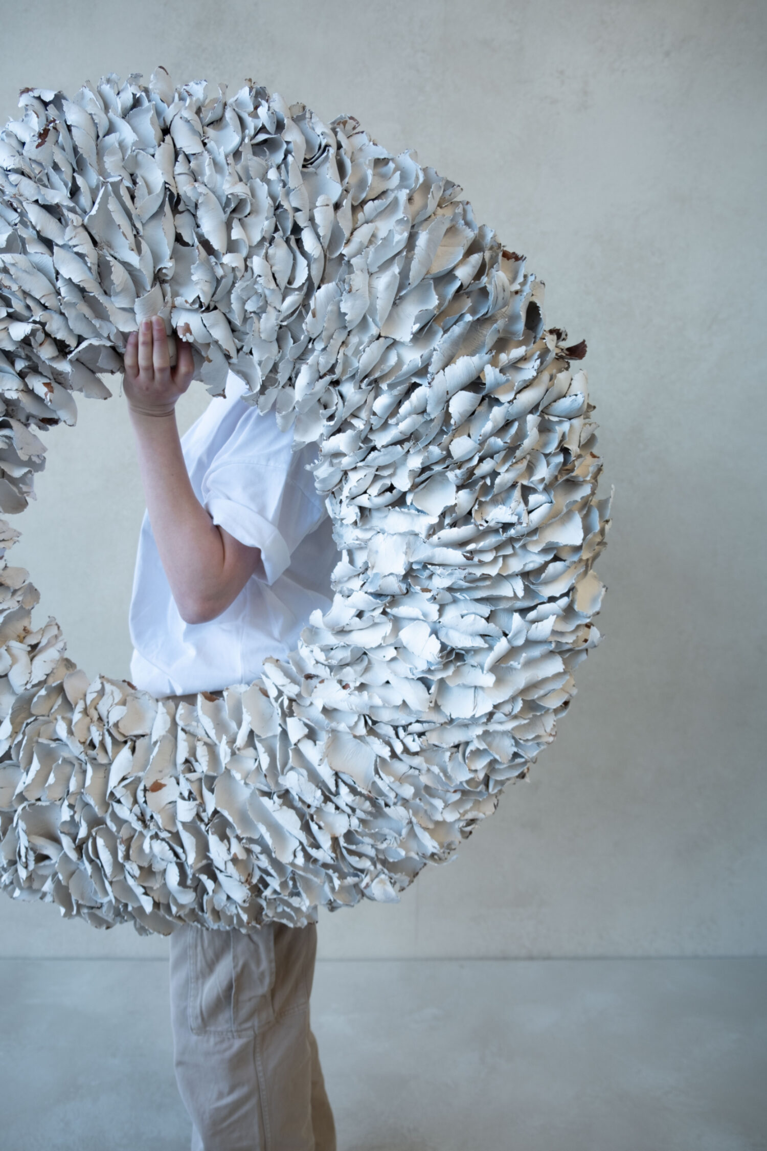 Palm petal wreath