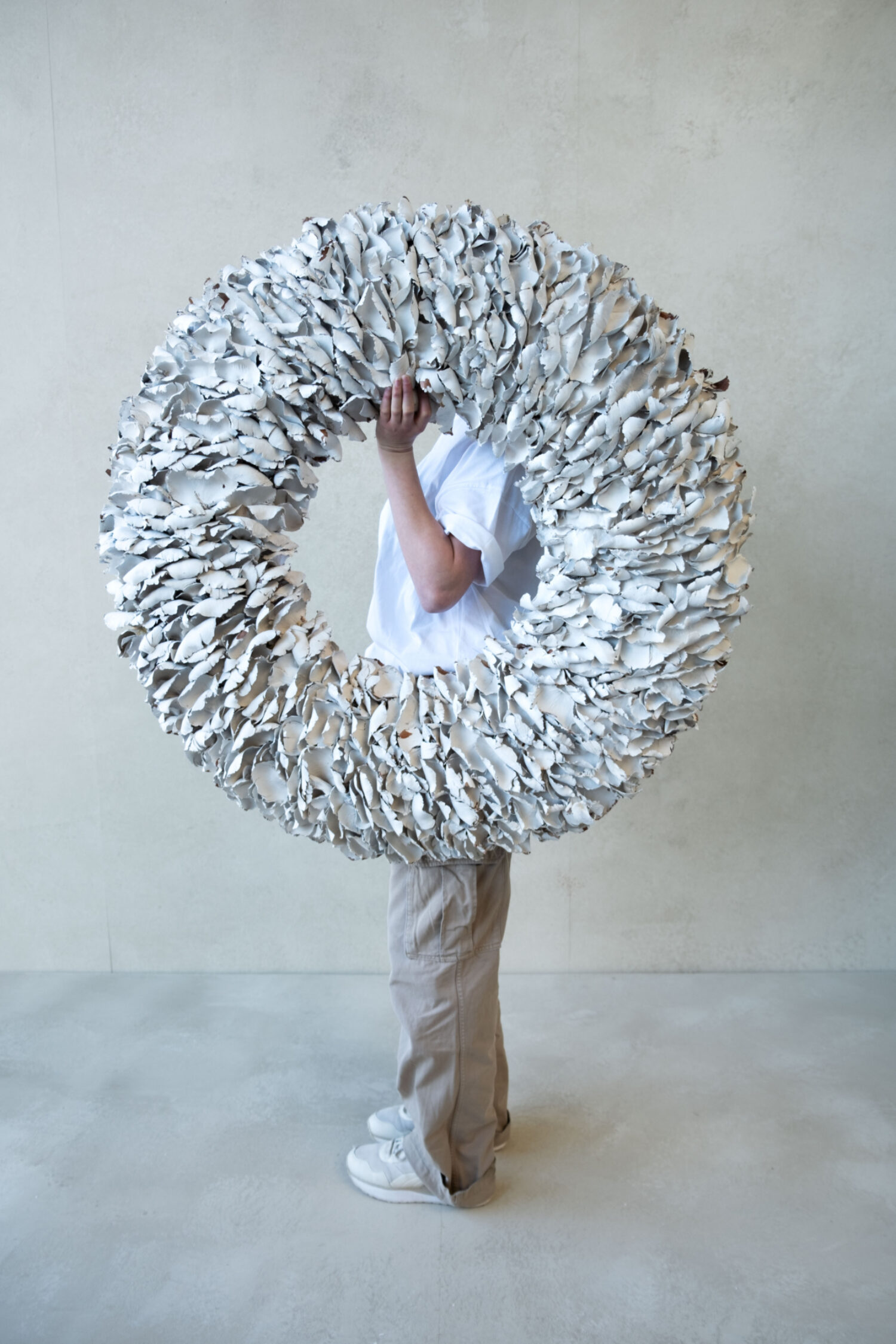 Palm petal wreath