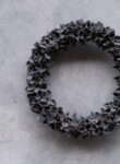 Cotton pod wreath thin