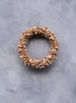 Cotton pod wreath thin
