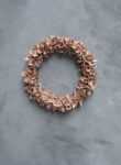 Cotton pod wreath thin