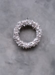 Cotton pod wreath thin