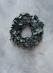Eucalyptus wreath silverdollar preserved