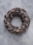 Grey moss wreath, norway spruce mix