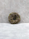 Moss wreath with bonsai
